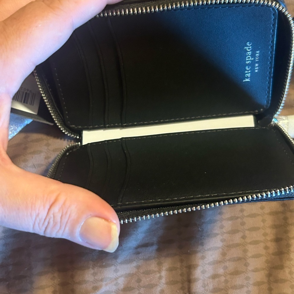 Kate Spade Black and Silver Studded Crossbody micro bag - Picture 12 of 15